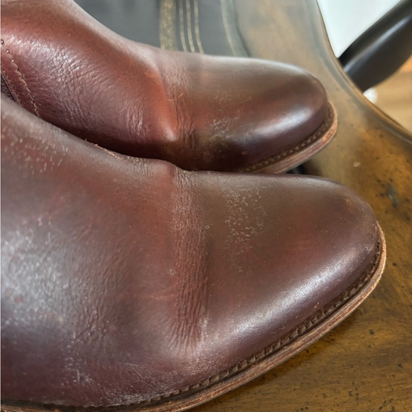 Frye Brown Leather Riding Boots - Picture 6 of 8